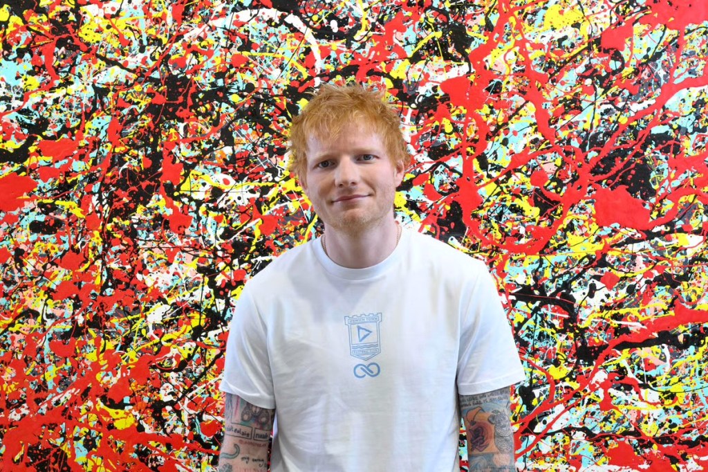 When singers imitate art: someone tell Ed Sheeran we don’t need more Jackson&nbsp;Pollock